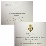 Prince William and Princess Kate Wedding Cake Slice -- In Original Presentation Tin